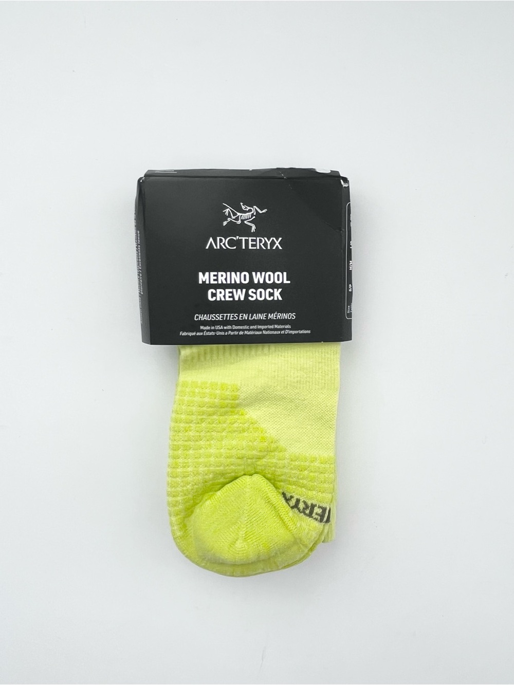 Arcteryx Wool Blend Crew Sock